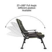 VINGLI Foldable  Adjustable Reclining Fishing Chair