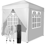 VINGLI Pop Up Gazebo 2x2m Gazebo with Sides Folding Garden Gazebo Party Tent