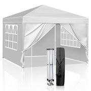 VINGLI 3x3m Pop Up Gazebo Gazebo with Sides Outdoor Canopy Folding Garden Gazebo Party Tent