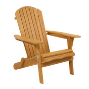 VINGLI Adirondack Chair Wooden Outdoor Chairs Folding Chair