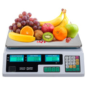 VINGLI 40KG Deli Electronic Commercial Price Computing Scale w/LCD Display