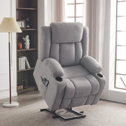 VINGLI Power Recliner Armchair Lift Chair For the Elderly with Massage & Heat