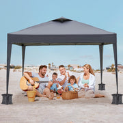 VINGLI Pop Up Gazebo with Sides and Vent Outdoor Canopy