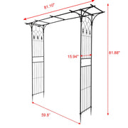 VINGLI Garden Arch Arbor For Party Plant Climbing Pergola Backyard Lawn Garden Trellis