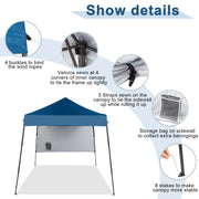 VINGLI 1.8x1.8m Pop Up Gazebo Folding Outdoor Canopy