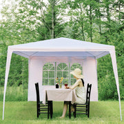 VINGLI 3x3m Garden Gazebo Tent with Sidewalls Heavy Duty Portable Shelter Tent