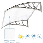 VINGLI Window Door Canopy Patio Porch Awning Rain Shelter