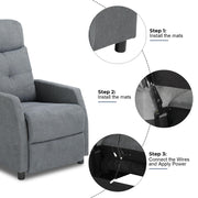 VINGLI Recliners Chair with Massage & Heat Oversized Recliners Armchair Lounge Sofa