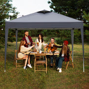 VINGLI Pop Up Gazebo with Sides and Vent Outdoor Canopy