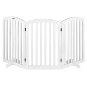 VINGLI Wooden Pet Safety Fence with Arched Top